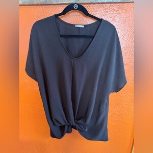 Black Twist Front top by Chic Soul 3X